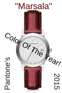 Marsala, Pantone's color of the year