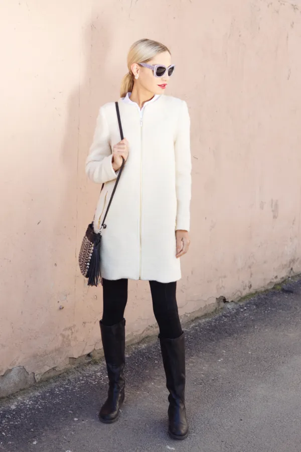 Stock photo of fashionably dressed girl.